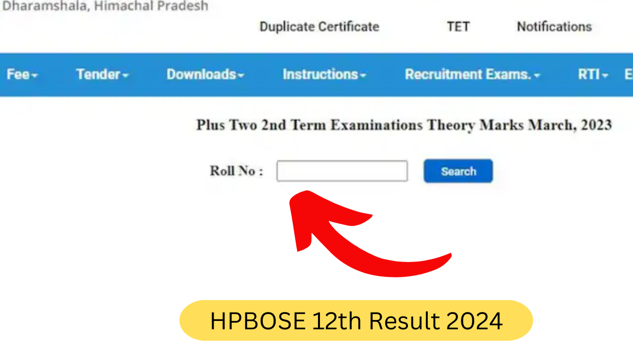 HPBOSE 12th Result 2024 (Link Out)