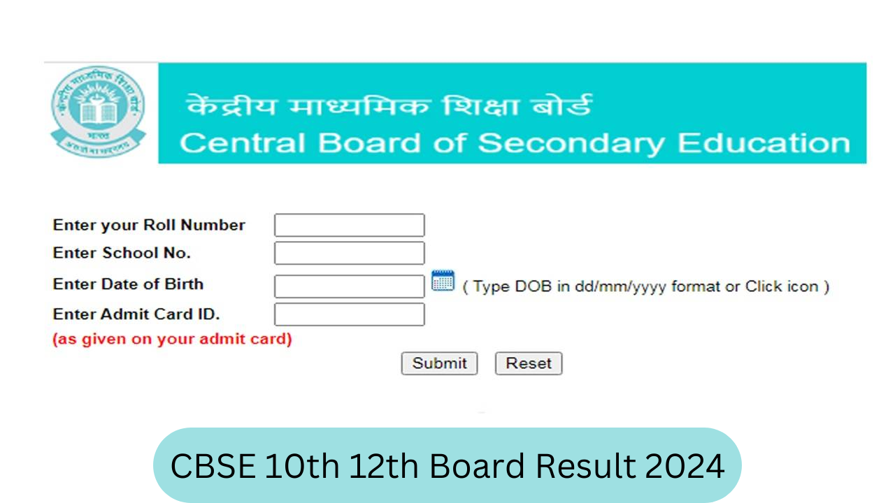 CBSE 10th 12th Board Result 2024