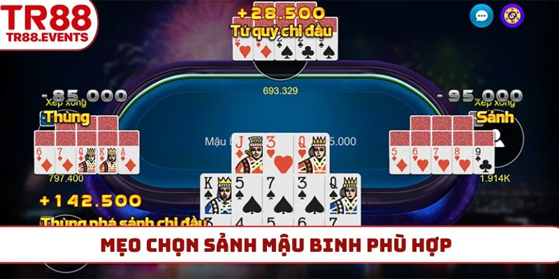 Mẹo chọn sảnh mậu binh phù hợp